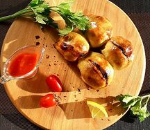 Самса со шпинатом