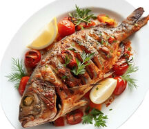 Poisson au four