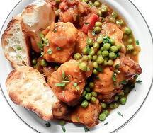 Petit pois au poulet