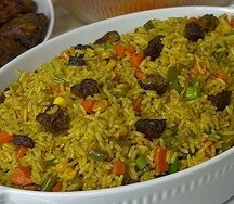Fried rice and beef
