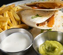 Кесадилья с креветками