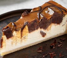 Чизкейк Брауни-карамель