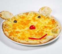 Детская пицца Три сыра