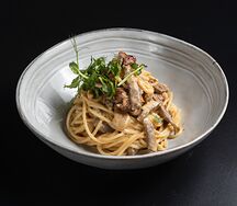 Паста с говядиной