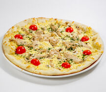 Пицца Кура и грибы