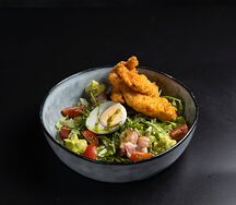 Салат Кобб с креветками