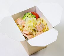 Паста Лосось с брокколи