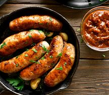 Saucisses braisées