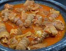 Soupe de tripes et chair de mouton
