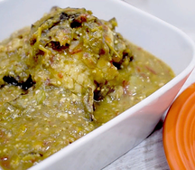 Sauce gouagouassou avec riz