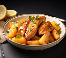 Banane bouillie poulet choukouya