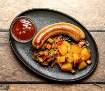 Колбаса из говяжьей грудинки