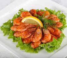 Креветки жареные