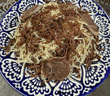 Нарын с бульоном