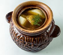 Шурпа в горшочке