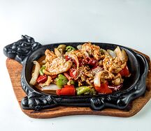 Курица на жаровне