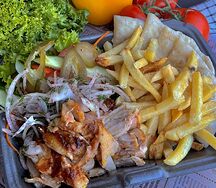 Открытые сувлаки с курицей
