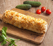 Рулет из лаваша с говядиной и грибами