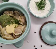 Пельмени из свинины и говядины