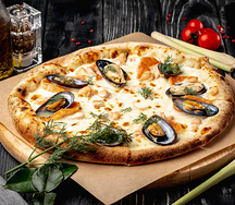 Пицца с морепродуктами