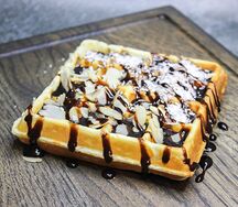 Вафля Шоколад с кокосом и миндалем