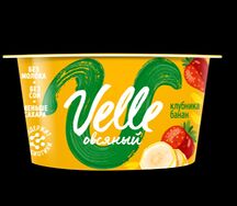 Velle овсяная каша с клубникой и бананом