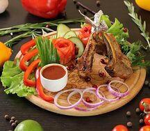 Шашлык из бараньей корейки