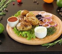 Картошка с курдюком