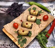 Баклажаны с орехами