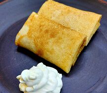 Блинчики с ветчиной и сыром