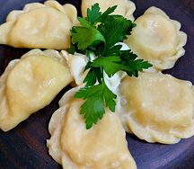 Вареники с брынзой