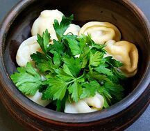 Пельмени с курицей