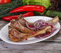 Шашлык из бараньей корейки