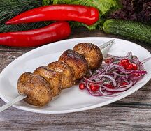 Шашлык из шампиньонов