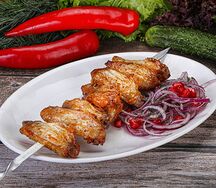 Шашлык из куриных крылышек