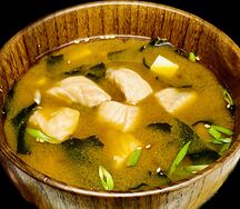 Мисо-суп с лососем