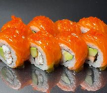 Лосось с манго