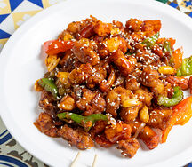 Курочка с арахисом по-китайски