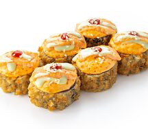 Шеф-ролл темпура запеченный Лосось