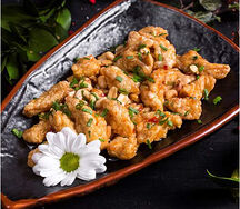 Курица Wok с арахисом