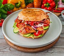 Шаурма в лепешке