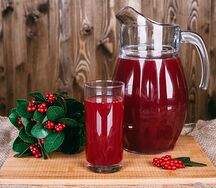 Морс из клюквы домашний