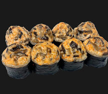 С грибами и курицей 