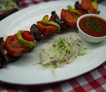 Шашлык из овощей