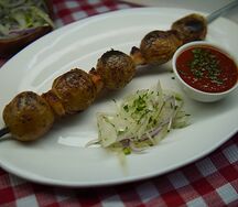 Картофель на мангале