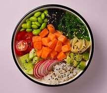 Поке с лососем