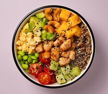 Боул с курицей терияки