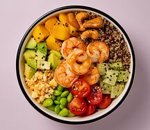 Боул с креветками