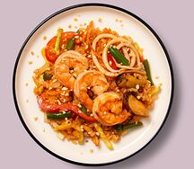 Wok с морепродуктми в сеульском соусе