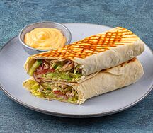 Шаурма с соусом 1000 островов